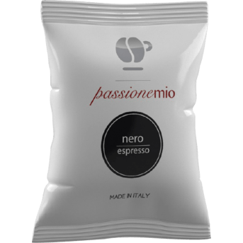 100 CAPSULE  LOLLO CAFFE' PASSIONEMIO NERO COMPATIBILI LAVAZZA A MODO MIO