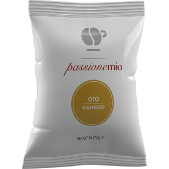 100 CAPSULE  LOLLO CAFFE' PASSIONEMIO ORO COMPATIBILI LAVAZZA A MODO MIO
