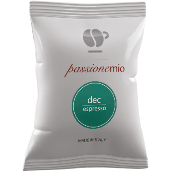 100 CAPSULE  LOLLO CAFFE' PASSIONEMIO DEK DECAFFEINATO COMPATIBILI LAVAZZA A MODO MIO