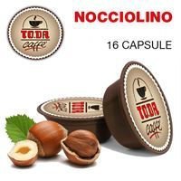 16 CAPSULE NOCCIOLINO TODA GATTOPARDO COMPATIBILE LAVAZZA A MODO MIO