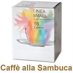 16 CAPSULE CAFFE' ALLA SAMBUCA LA BOTTEGA DELLE CIALDE COMPATIBILE LAVAZZA A MODO MIO