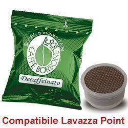 100 CAPSULE CAFFE' BORBONE MISCELA DEK VERDE DECAFFEINATO COMPATIBILE LAVAZZA ESPRESSO POINT