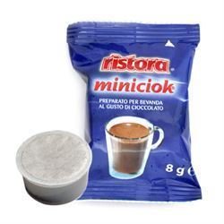 25 CAPSULE MINICIOK CIOCCOLATA RISTORA COMPATIBILE LAVAZZA ESPRESSO POINT