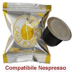 100 CAPSULE CAFFE' BORBONE RESPRESSO MISCELA ORO COMPATIBILE NESPRESSO