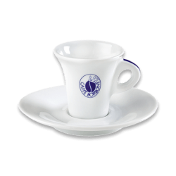 6 TAZZINE DA CAFFE' CON PIATTINO CAFFE' BORBONE