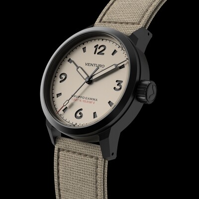 Venturo Field Watch #1 Crema PVD / Cream PVD SWAG LE Venturo Field Watch #1 Crema PVD / Cream PVD SWAG LE