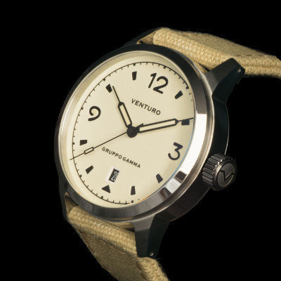 Venturo Field Watch #1 Cream Full Lume Dial Venturo Field Watch #1 Cream Full Lume Dial