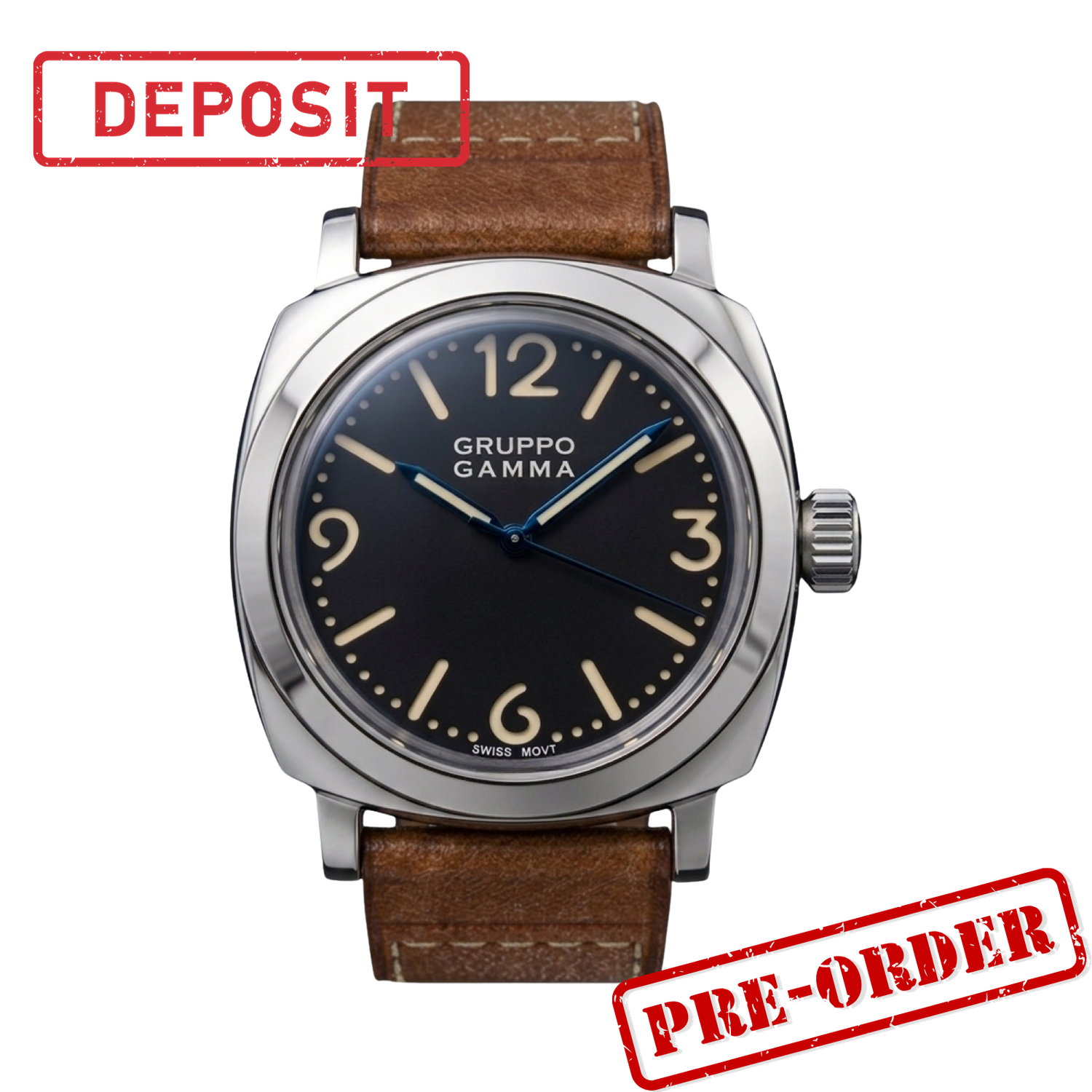 Gruppo Gamma Genesis GG-11 – Black Dial, ETA Automatic – Preorder Deposit Gruppo Gamma Genesis GG-11 – Black Dial, ETA Automatic – Preorder Deposit