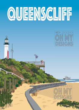 Queenscliff - White Lighthouse