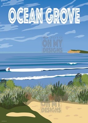 Ocean Grove - View to the bluff