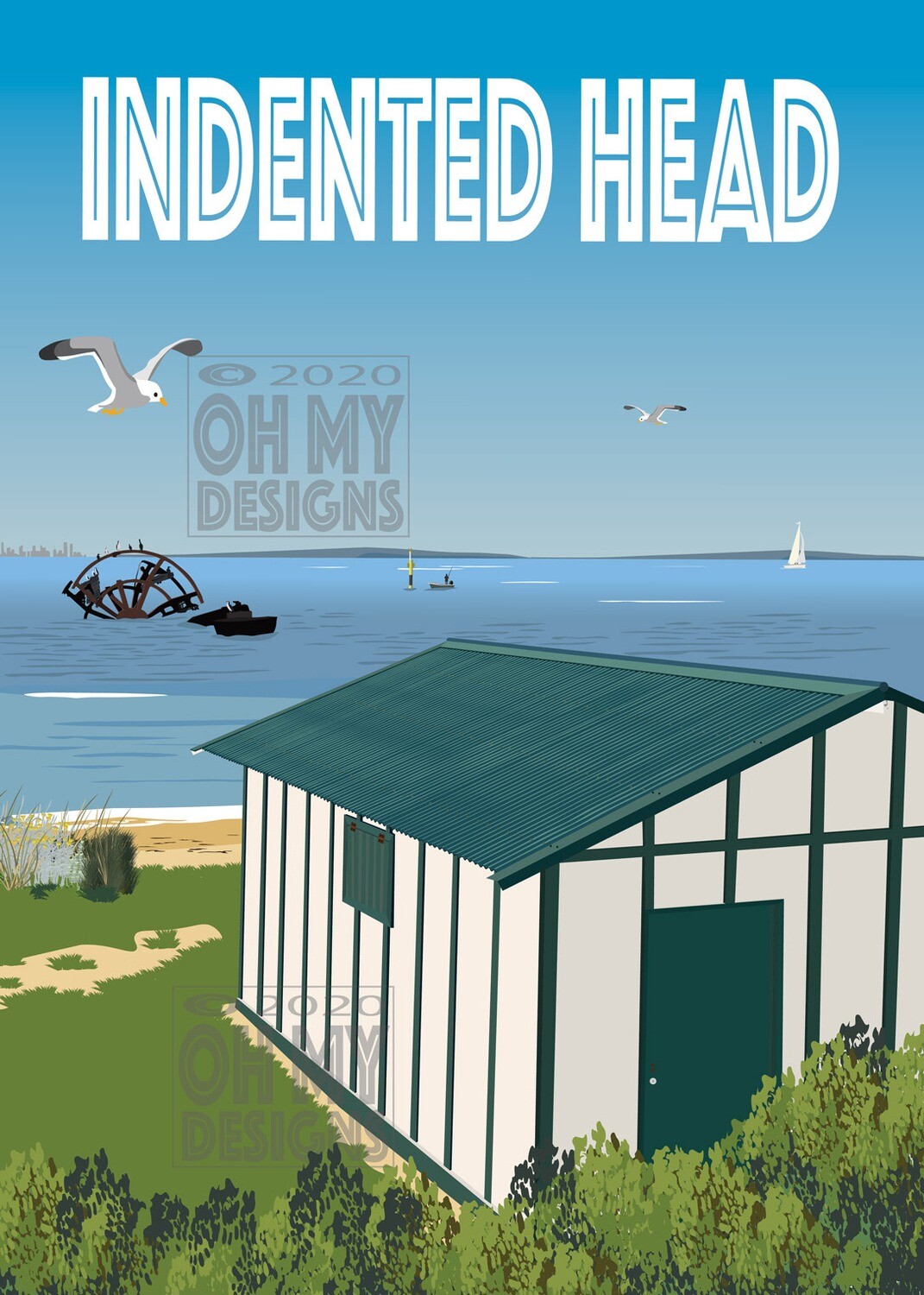 Indented Head - Single Boat Shed