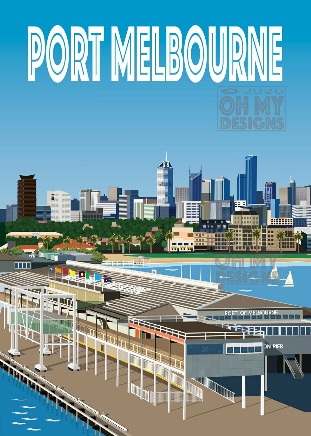 Melbourne - Port Melbourne, Station Pier