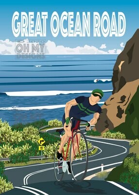Great Ocean Road- Cyclist