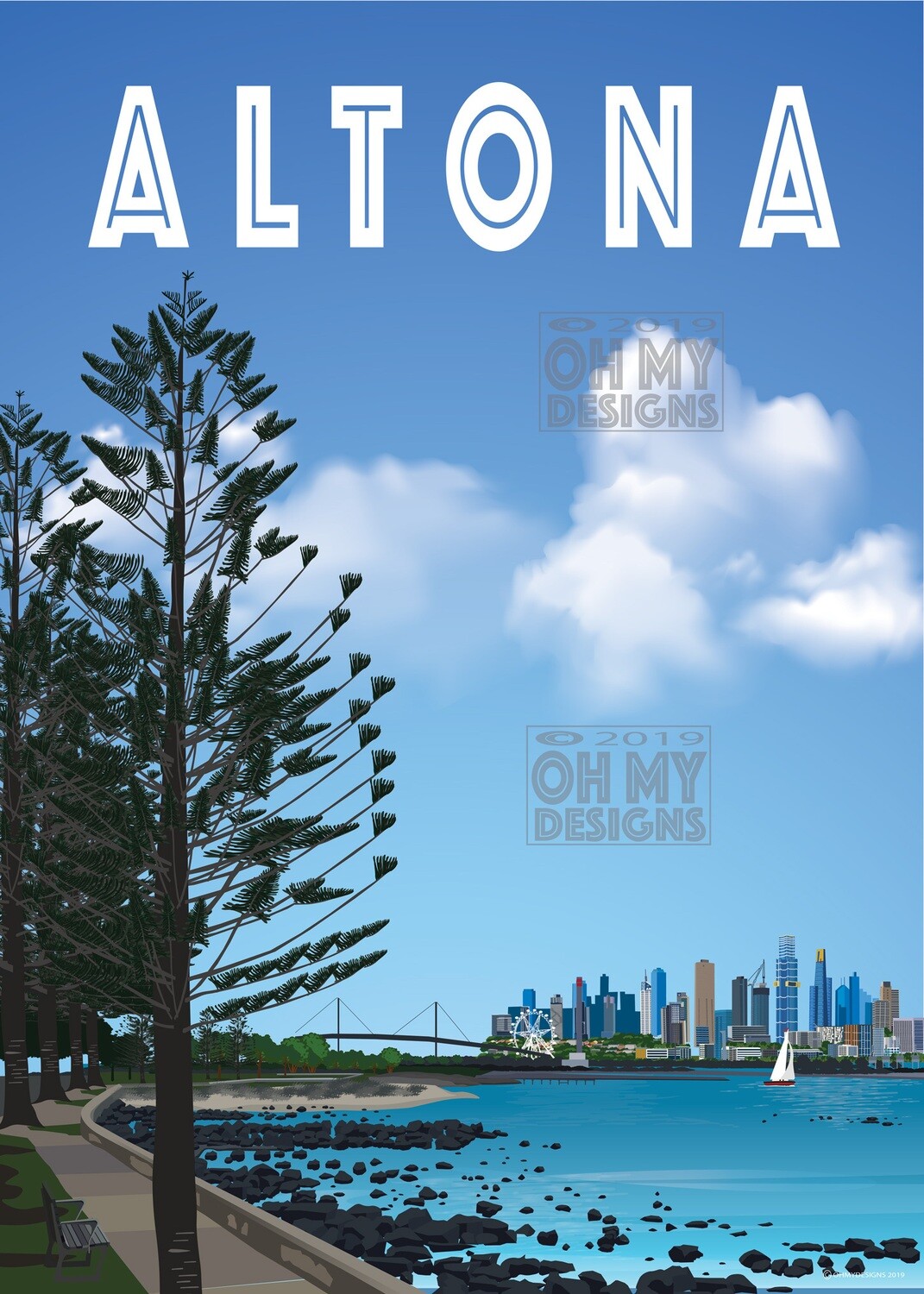 Altona - View to Melbourne Altona - View to Melbourne