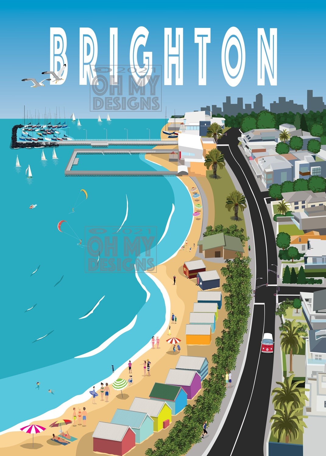 Melbourne - Brighton Aerial