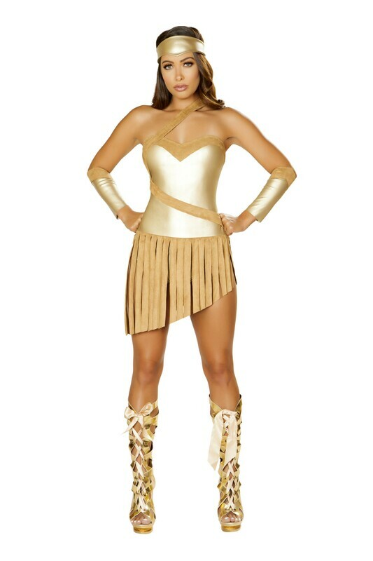 COSTUMES| SUPERHEROS| 3pc Golden Goddess COSTUMES| SUPERHEROS| 3pc Golden Goddess