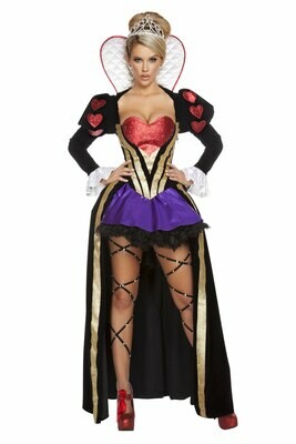 COSTUMES| MISCELLANEOUS| 4pc Sultry Heartless Queen COSTUMES| MISCELLANEOUS| 4pc Sultry Heartless Queen