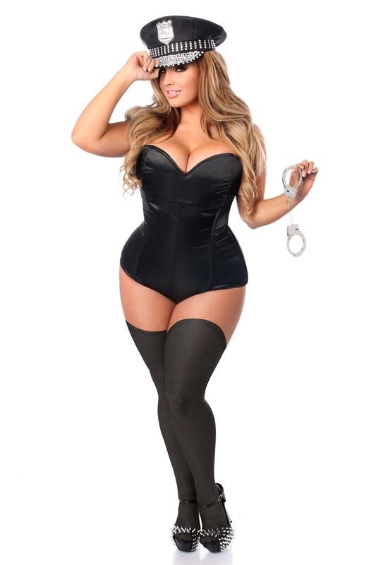 COSTUMES| Cops| 3 PC Rhinestone Cop Costume COSTUMES| Cops| 3 PC Rhinestone Cop Costume