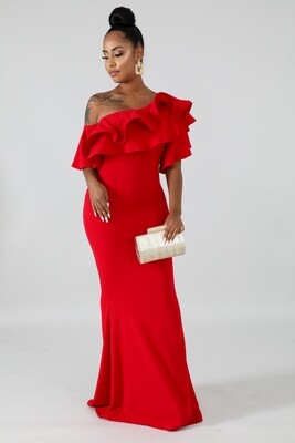 Dresses| Ruffle Off Shoulder Sleeve Maxi Dress Dresses| Ruffle Off Shoulder Sleeve Maxi Dress