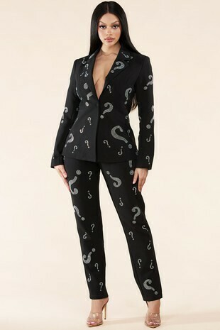 Pants sets | Rhinestone-Sexy-Pant-suit Pants sets | Rhinestone-Sexy-Pant-suit