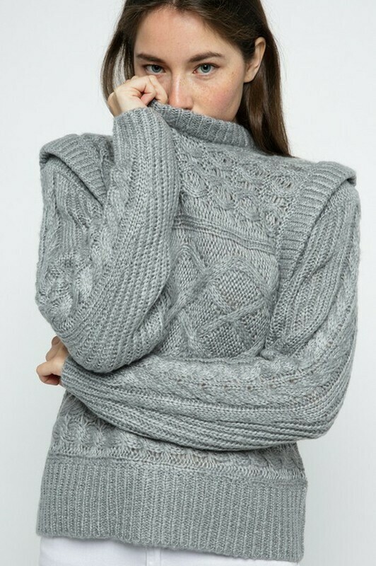 Sweaters | Layered-Chunky-Cable-Sweater Sweaters | Layered-Chunky-Cable-Sweater