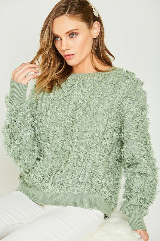 Sweaters | Textured-Long-Sleeve-Sweater Sweaters | Textured-Long-Sleeve-Sweater