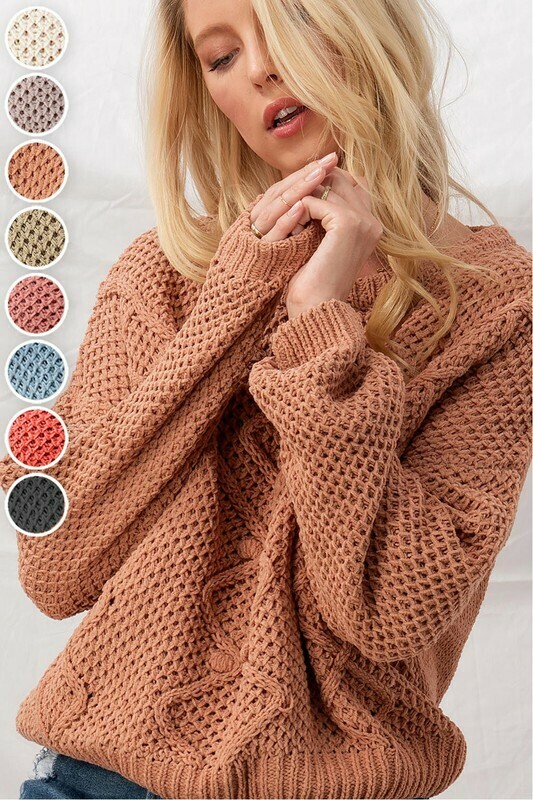Sweaters | Solid-Chunky-Cropped-Sweater Sweaters | Solid-Chunky-Cropped-Sweater