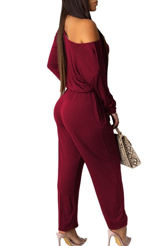Jumpsuits | One-Piece-Off-The-Shoulder-Jumpsuit Jumpsuits | One-Piece-Off-The-Shoulder-Jumpsuit