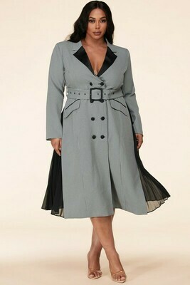 Dress |Houndstooth-Coat-Dress Dress |Houndstooth-Coat-Dress