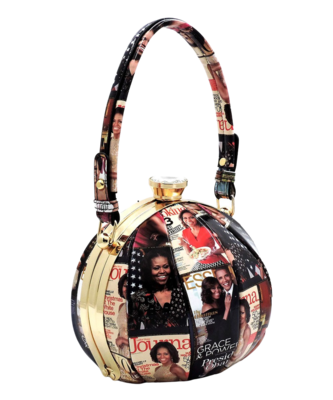 Handbag| Michelle Obama Magazine Cover Collage Frame Satchel