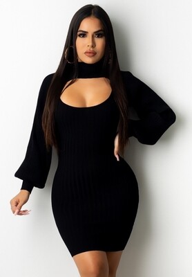 Dresses|Sexy Keyhole Knitted Dress