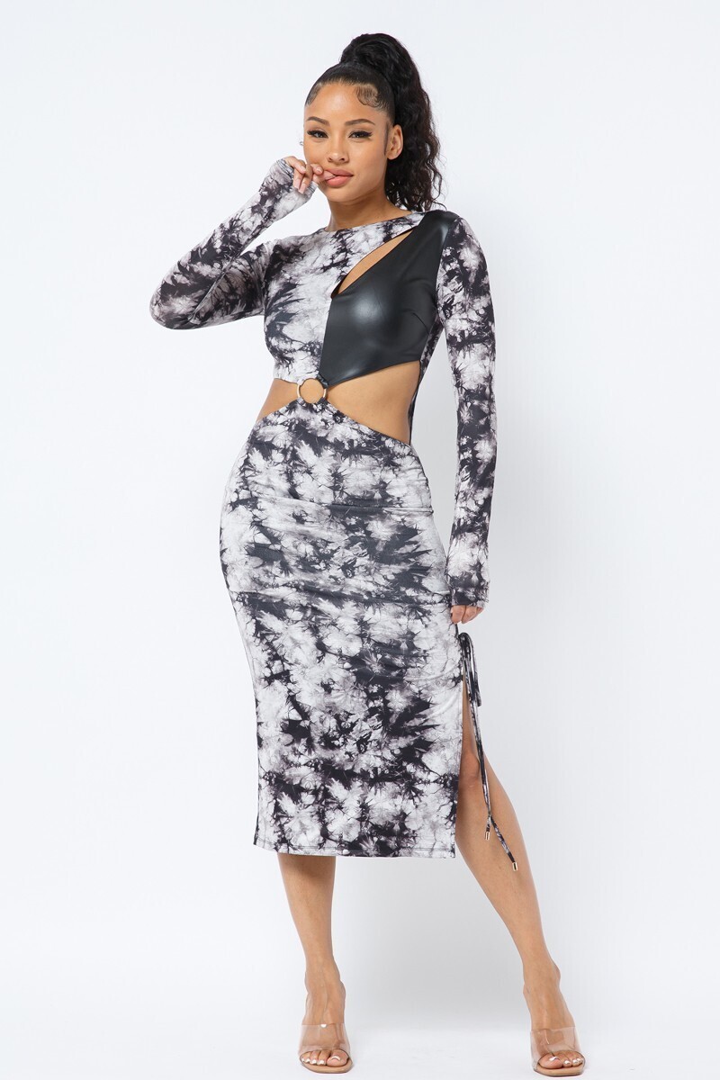 Dresses |Tie Dye Midi Dress, Size: L