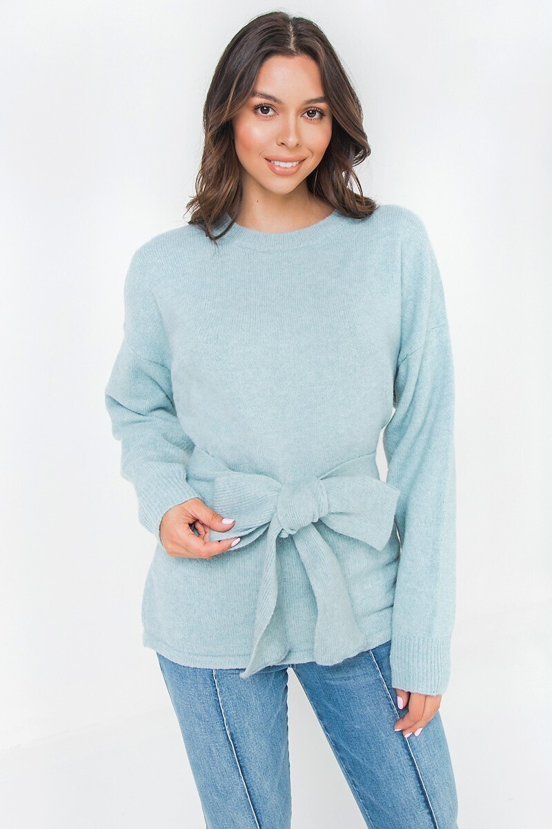 Sweaters | Soft-touch Loose-fit Sweater in Blue