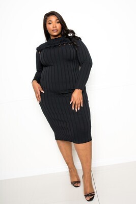 Plus Size Dresses | Bodycon Sweater Dress