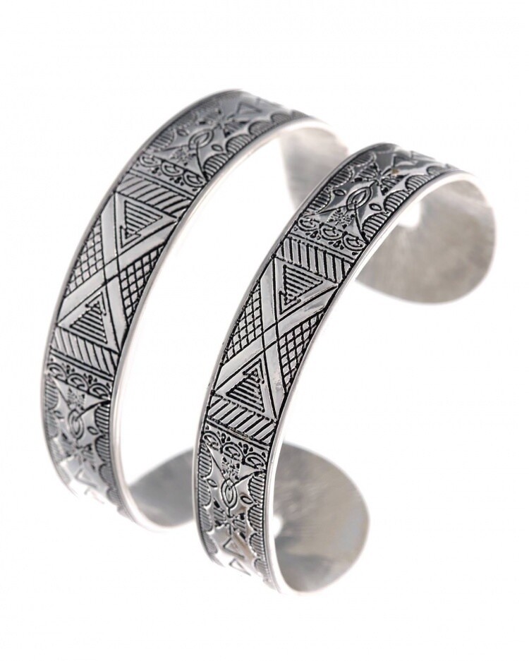 Bracelets | Etched Cuff Bracelet