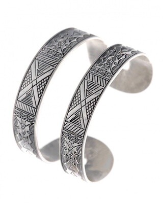 Bracelets | Etched Cuff Bracelet
