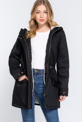 Outwear | Fleece Fur Utility Jacket