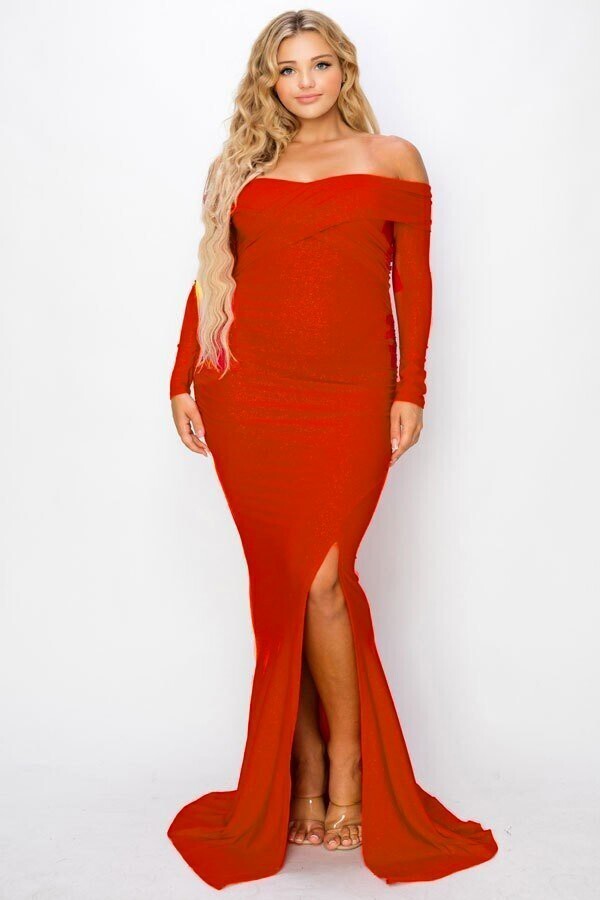 Holiday Parties | Plus-Size Party Maxi Dress