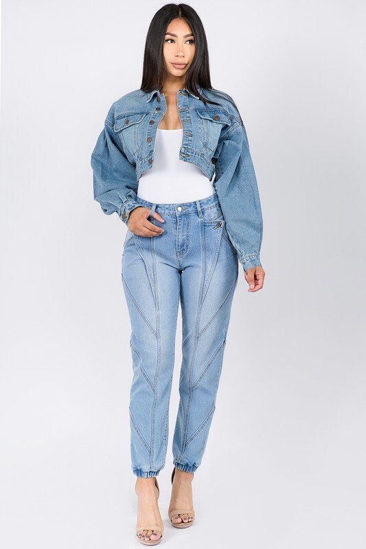 Outwear | Balloon Sleeve Denim Jackets