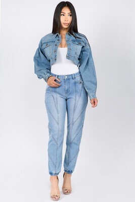 Outwear | Balloon Sleeve Denim Jackets