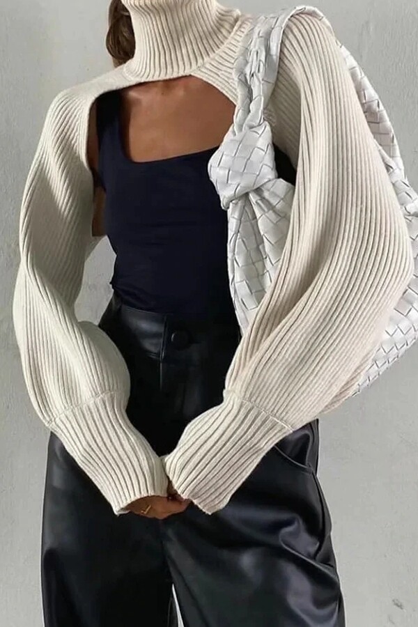 Tops | Sexy Cut-Out  Shrug