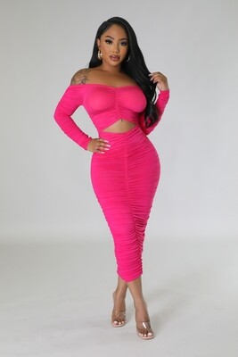 Dresses | Front Peep Midi Dress