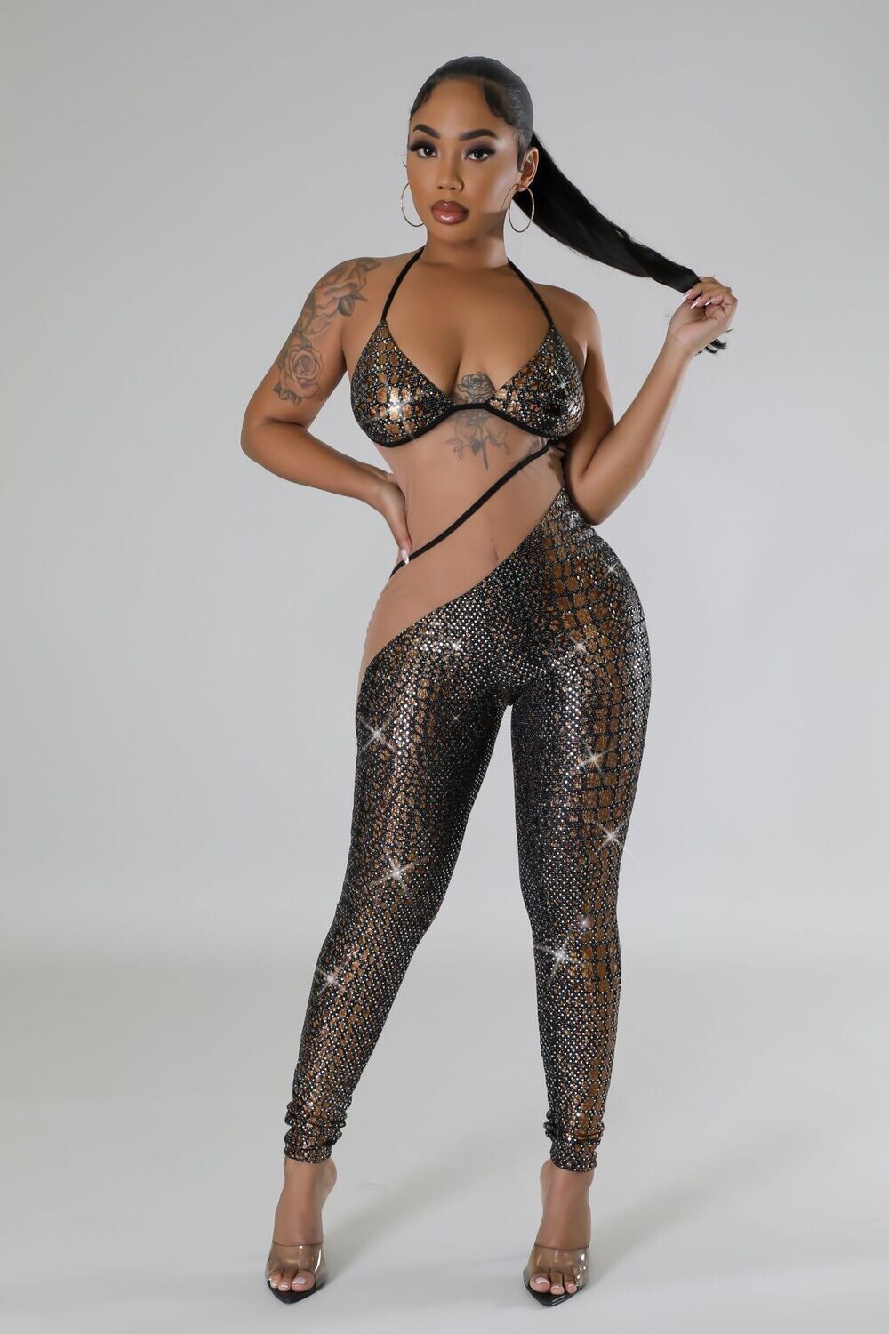 Jumpsuits | Glitter and Gold jumpsuit