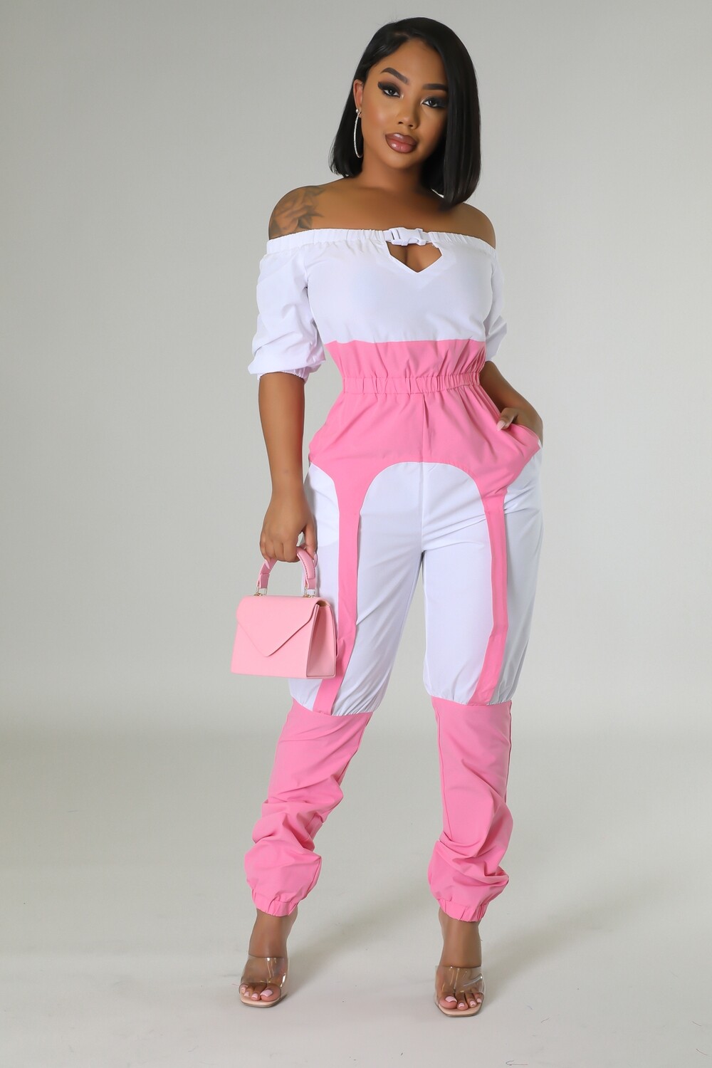 Jumpsuits | Barbie Pink Jumpsuit