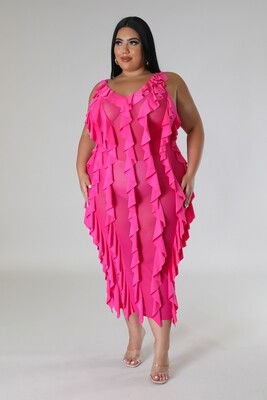 Plus Size Dresses |  The Cool Ruffle Dress