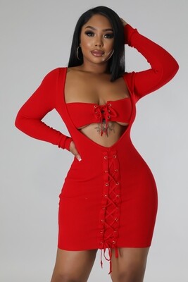 Dresses | Red Hot Sizzle Mini Dress