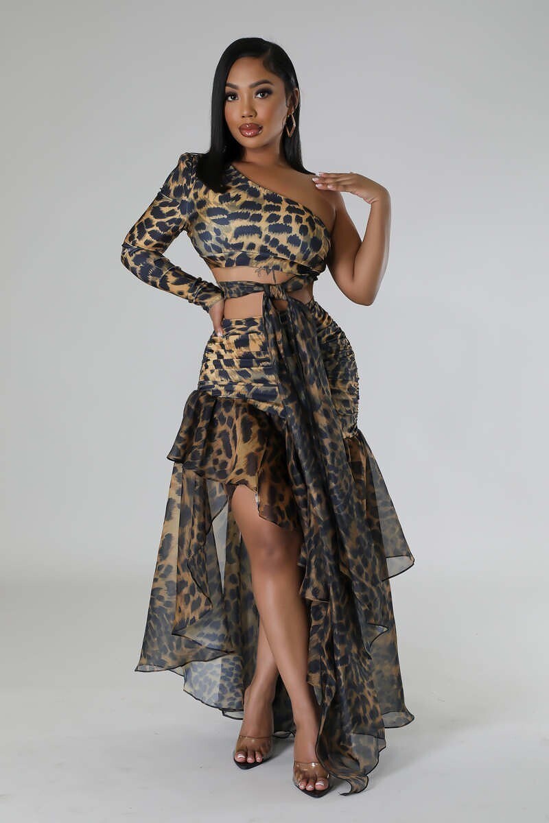 Sets| Jungle Style Skirt Set