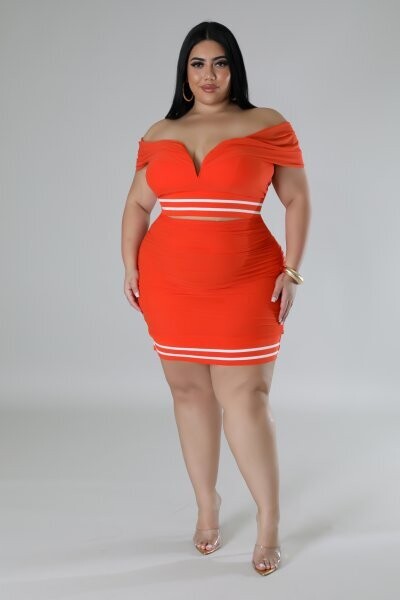 Plus Size Skirt Sets | Stretch Skirt Set
