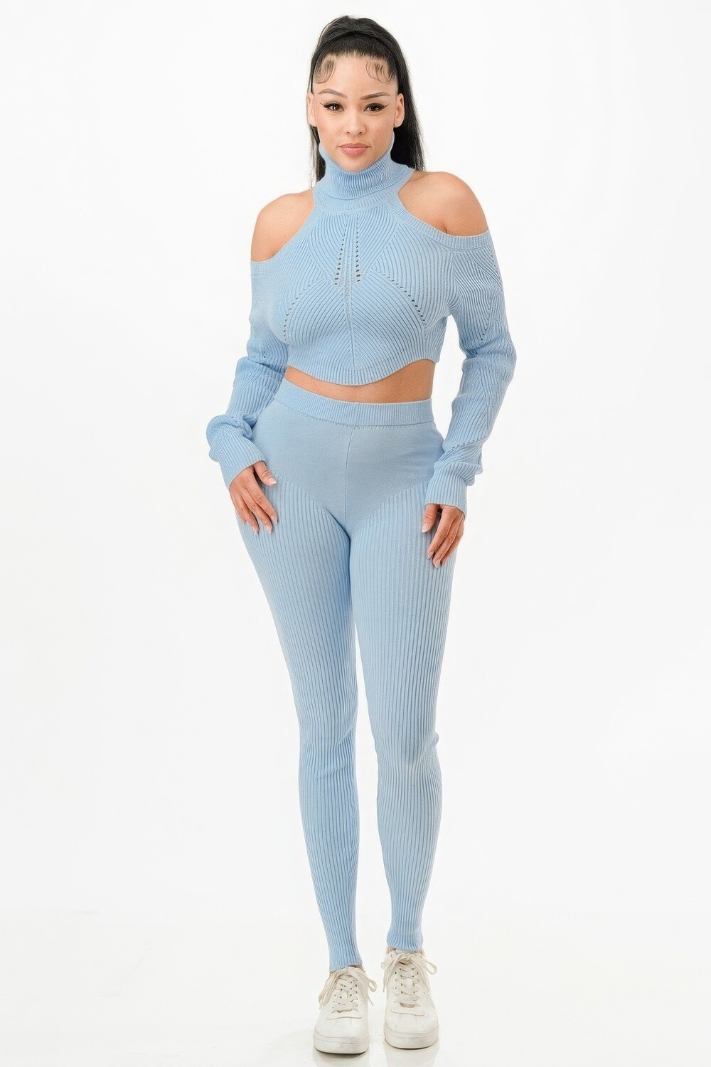 Pants Sets | 2-piece Sexy Knit Pants Set