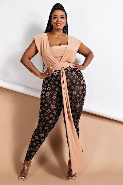 Plus Size Pants Sets |Gorgeous 2pc Legging Set